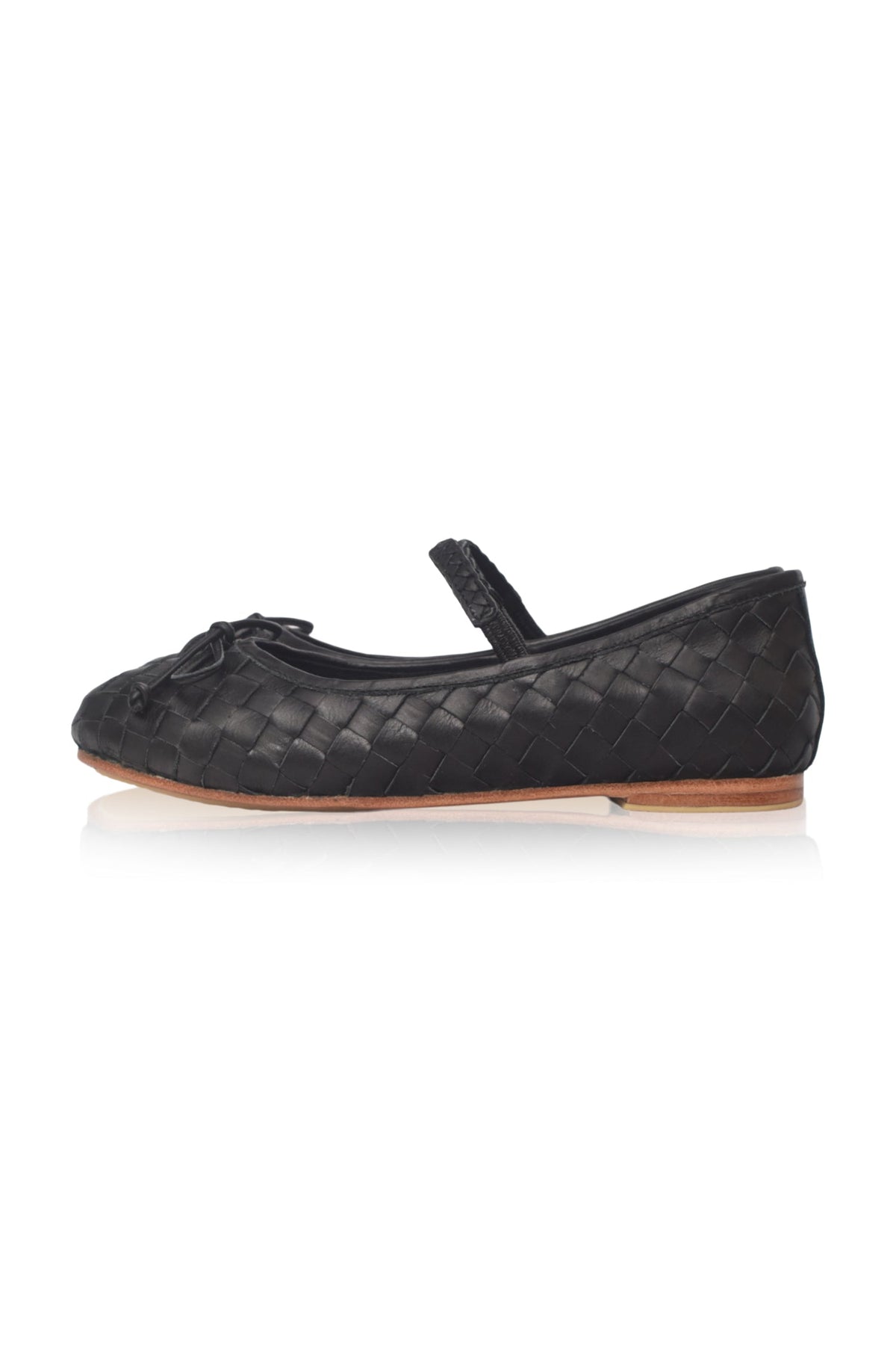Marisol Woven Leather Ballet Flats