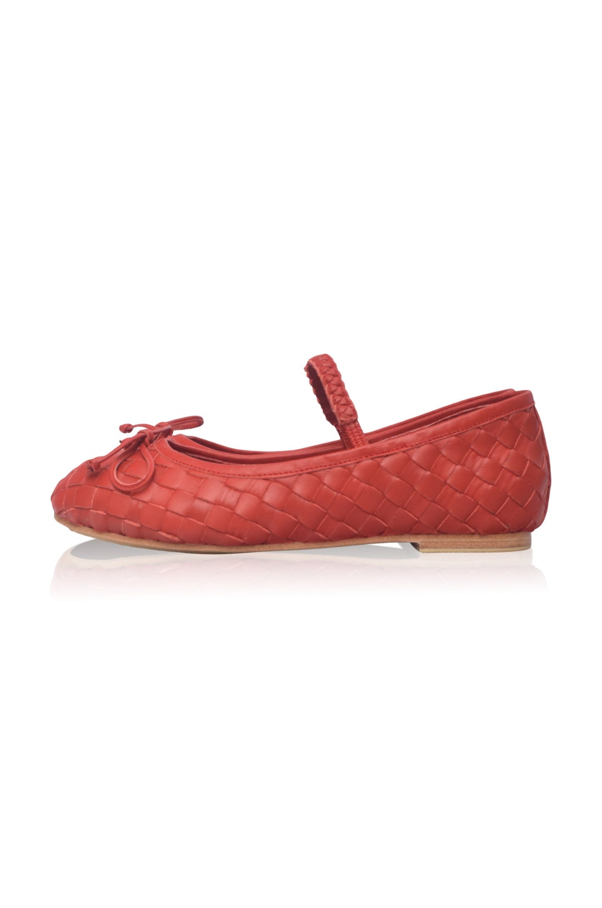 Marisol Woven Leather Ballet Flats