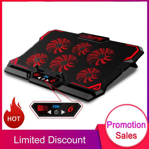 17inch Gaming Laptop Cooler Six Fan